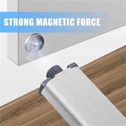 Magnetic Touch Latches for Cabinets and Closets, Stainless Steel Bouncer Catch demonstrating strong magnetic force