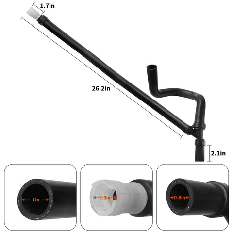 Engine Lower Heater Outlet Hose For GM Chevrolet Silverado Tahoe Yukon Avalanche Suburban GMC Sierra Yukon XL 2000 2014 Replacement