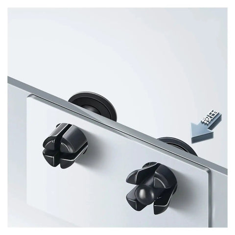 Rock Solid Nylon Expansion Rivet Clips For Pcb Electronics And Car Body Panels Quick Install Fasteners 4Mm To 12Mm Hole Size Black mounted in panel