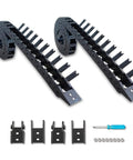 Open Type Drag Chain Cable Carrier 39.4 Inch For CNC Router Mill And 3D Printer With R28 Bend Radius Nylon PA66 1 Meter Length
