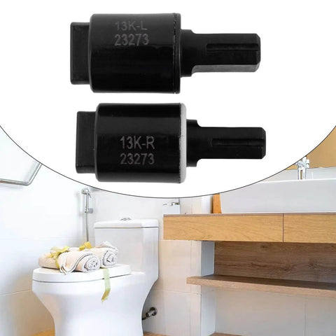 Hydraulic Soft Close Toilet Seat Dampers 2 Pack Emiif Rotary Torque Dampers For Slow Close Lids Left And Right Options