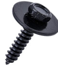 Fifty Pack Hex Head Sems Tapping Screws M4.2 X 20mm Phosphate Coated Auto Trimmer Fasteners For Gm Jeep Wrangler Chevy Truck Buck Gmc close-up of screw with washer head