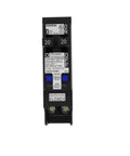 Front view of 20 Amp 120 Volt Tandem CAFCI Circuit Breaker 1 Pole QTAN Type Dual Circuits With LED Trip Indicators