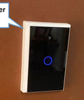 1-Gang Non-Metallic Shallow Surface Box Extender Five Eighths Inch Lift Paintable White For Outlets And Switches 1 Pack installed
