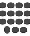 15 pcs rubber solid disc washers 22mm OD 4mm thick anti slip bumper pads non adhesive rubber spacers for furniture black