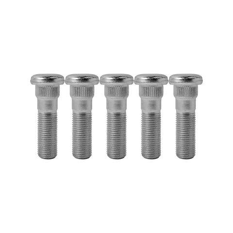 Heavy Duty M12x1.25 Wheel Studs 49Mm Length 5 Piece Set Grade 10.9 Steel showing five studs for Subaru Nissan Infiniti use.