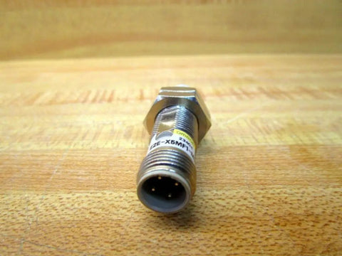 Close-up of Industrial Automation Inductive Proximity Sensor 5mm Sensing Range Built Tough, 10 to 40V DC, PNP Output, RoHS Compliant