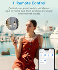 Woman using smartphone app for Four Pack 3 Way Smart Light Switch That Works With Apple HomeKit Siri Alexa Google Assistant SmartThings