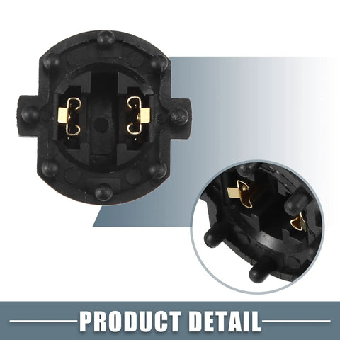 Close-up of Headlight Socket Adapter Kit For Mazda 3 2004-2009 And Mazda 5 2006-2010 B28V-51-0A3 with copper connectors