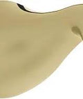 Revival Shower Arm K-16133-PB in Vibrant Polished Brass, solid brass construction, non-diverter spout, side view