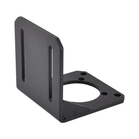 Alloy Steel Mounting Bracket For NEMA 23 Geared Stepper Motor ST M2 Economy Model With Extra Mounting Holes And Plastic Spray Finish