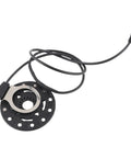 Electric Pedal Assist Sensor With 12 Magnets And Dual Hall Sensors For E Bikes Easy Install Lightweight PC Body Durable Small Hole Mount