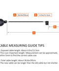 Universal Recliner Replacement Pull Handle And Release Cable Kit Two Pack, 36.6 in cable length for sofa repair.
