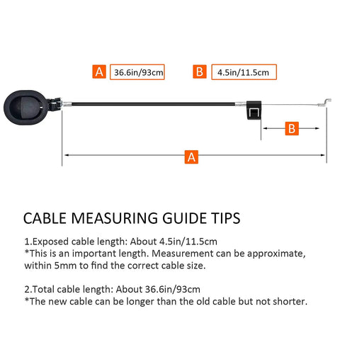 Universal Recliner Replacement Pull Handle And Release Cable Kit Two Pack, 36.6 in cable length for sofa repair.