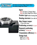 Heavy Duty Hollow Rotary Actuator Direct Cam Indexer Replacement For Cnc Cutting Tables with cross roller bearing design.