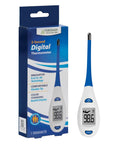 Fast Two-Second Flex Tip Digital Thermometer With Color Backlight For Oral, Rectal, And Underarm Readings, No-Fuss, Ultra-Precise And Quick Temp Check For Home Use, boxed