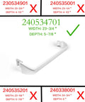 Door Bar Rack Replacement For Frigidaire And Kenmore Refrigerators, Fits Like A Glove For Crosley Electrolux, Part 240534701