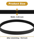 Washer Drive Belt 7PJE607 5304516132 Replacement For Select Front Load Washers Fits MLV Series CTW Models Easy Install Durable Belt For Smooth Spin And Long Lasting Performance, black ribbed washer belt, 0.55 inch wide, 10.8 inch stretched