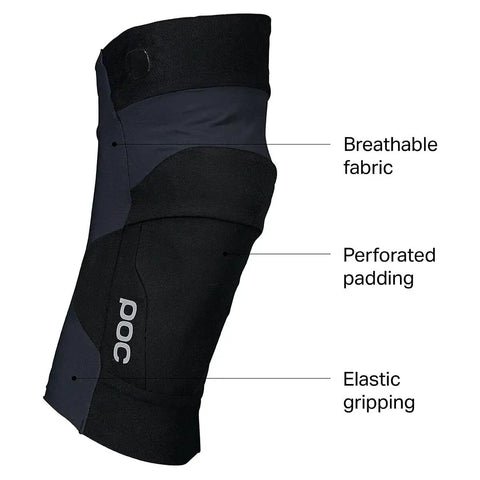 Oseus VPD Knee Pads For Mountain Biking And Enduro, Certified MTB Knee Protection For Trail And Downhill, features breathable fabric and perforated padding.