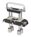 Sheet Metal Bender Tool with Manual Brake and Shears for precise 0 to 90 degree bends in iron and aluminum 19.2x7.1x25cm