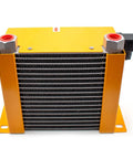 Beefed-Up Hydraulic Air Cooler And Oil Radiator for efficient oil cooling with multi-voltage capability, front view