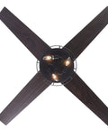 Dope Industrial Rustic 52 Inch Ceiling Fan With Light And Remote, caged farmhouse style, oil rubbed bronze blades.