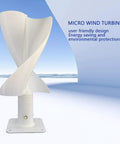 Wind Turbine STEM Learning Kit Hands On For Classroom And Home Use Eco Friendly Material Turbine Generator With 5 To 12V Breeze Power Low Noise DIY Renewable Energy Project LED Lighting High Speed Rotor Science Experiment, micro wind turbine