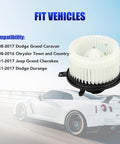 Heater Blower Motor With Fan That Fits Dodge Grand Caravan Jeep Grand Cherokee Chrysler Town And Country Durango 2008-2020