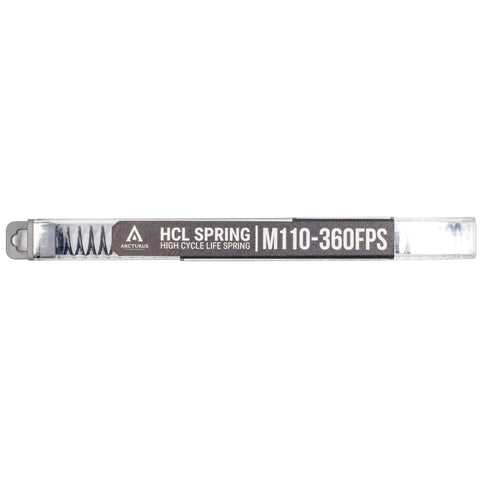 High Cycle Life Airsoft AEG Spring M90 To M130 For 360 FPS In Stock Arcturus AEG Setups steel construction black finish