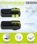 2 In 1 Mini Bag Sealer With Cutter And Magnet Portable On The Go Heat Seal Tool with rechargeable design and Type-C port