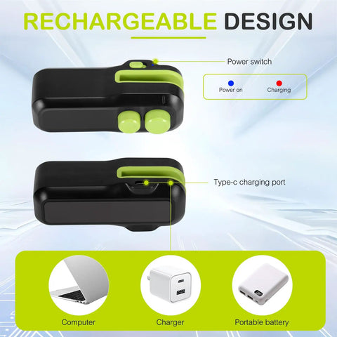 2 In 1 Mini Bag Sealer With Cutter And Magnet Portable On The Go Heat Seal Tool with rechargeable design and Type-C port