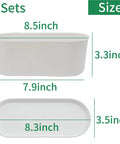 Five Pack White Herb Planter Boxes With Drip Trays Eight Point Five Inch Small Oval Window Planters for dimensions and size