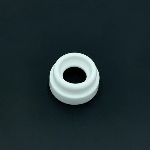 TIG Insulator Cup Gaskets 300HS Replacement Pack for CK 17 18 26 in white, single gasket on dark background