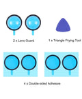 2 Piece Lens Guard PC Protective Cover Kit For Tesla 2025 Cybertruck, 2025 Model Y Juniper, 2025 Model S, and 2025 Model 3.