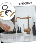 Rock Solid Kitchen Faucet Repair Kit Featuring Copper Horseshoe Gasket And Heavy Duty Mounting Nut Replacement Parts For Sinks Quick Swap No Fuss Plumbing Fix showing faucet and repair parts.