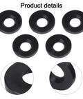 5 Pack Rubber Shock Absorbing Pads For Fitness Equipment With Vibration Dampening Anti Slip Floor Protectors With 60mm Outer Diameter