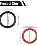 Power Steering Pump O Ring Kit Replacement Seals Pack Of 2 For Honda Ridgeline MDX RDX Dope Fit Replaces 91370-SV4-000 91345