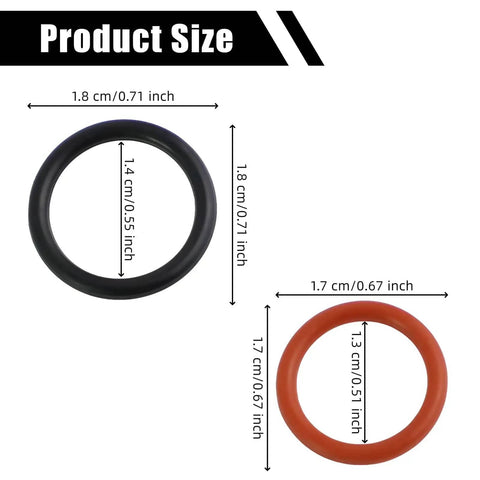 Power Steering Pump O Ring Kit Replacement Seals Pack Of 2 For Honda Ridgeline MDX RDX Dope Fit Replaces 91370-SV4-000 91345