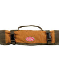 Heavy Duty Tool Roll Bag From Original Series With Quick Release Buckles, Duckwear Canvas, Oil-Absorbing Interior, Rolled, Brown