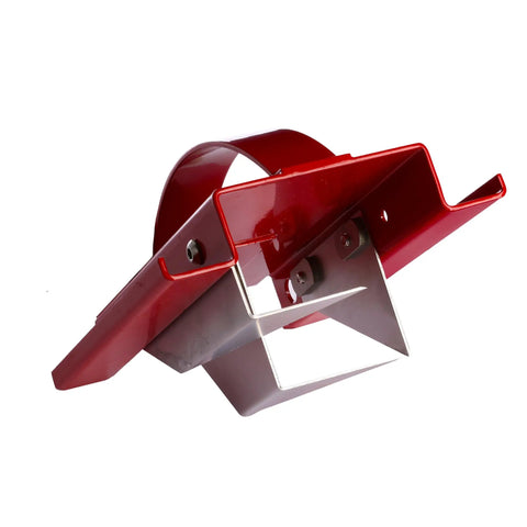 Heavy Duty 1.5 Inch Duct Board Cut Off Tool With Heat Treated Stainless Steel Blades And Steel Sled Frame Built Like A Tank To Slice Fiberglass Straight Through For Pro Hvac Crews Wanting Clean Squared Seals Without The Fray