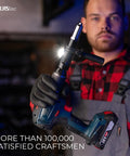 Heavy Duty Rivet Gun Adapter For Drill shown with a cordless screwdriver, designed for fastening 2.4 3.2 4.8 mm pop rivets in metal projects.
