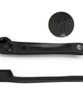 170 Millimeter Diamond Hole Crank Arm For BBS02 HD Mid Drive E Bike Kits Aluminum Alloy Crank Leg Fits Mid Motor E Bike Right Drive Side Beefy Durable Construction For Tough Trails And Daily Commuting product image showing side profile and bolt interface details.