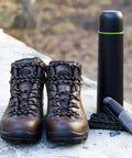 Beefed-Up 750Lb Paracord 4mm 11-Strand Tactical Parachute Cord with boots and thermos on stone