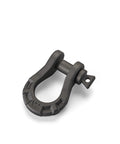 Epic 3/4 Inch Steel Winch D Ring Shackle With 7/8 Inch Pin For Off Road Adventures, 9 Ton 18,000 Lb Capacity, black forged steel