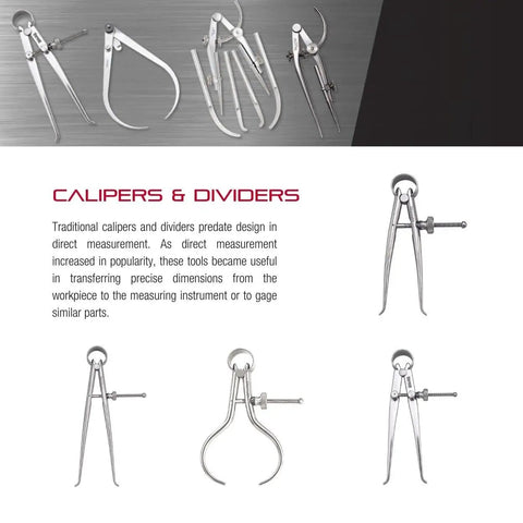 Yankee Spring Type Outside Calipers With Flat Legs And Solid Nut for Pro Grade Precision Measurements 79A 12