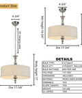 Product size details for Hip Black Drum Chandeliers Four Light Semi Flush Mount Ceiling Light Fixture with gold finish, 11.75 in diameter.
