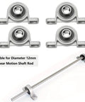 Heavy Duty Self Aligning Zinc Alloy Steel Ball Mounted Pillow Block Insert Bearing Cast Iron Housing High Wear Resistant Chrome Steel Smooth Low Noise For Industrial Machinery Sick Durability Long Life Tight Fit High Load Capacity Built To Last, 12mm shaft