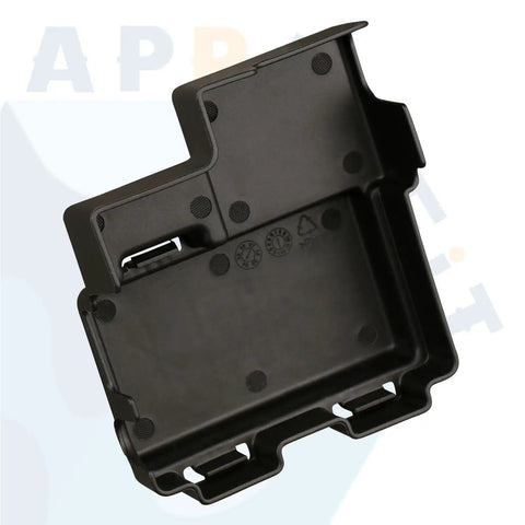 Rock Solid Heavy Duty Straight Drop In Battery Positive Cable Junction Block Cover compatible with 2015 Through 2019 Chevy Silverado Tahoe Suburban Gmc Sierra Yukon Cadillac Escalade, black plastic.