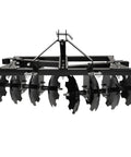 Front view of 46 Inch Universal Disc Harrow For CAT 0 Tractors Heavy Duty Steel Construction With Powder Coated Finish