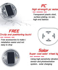Diagram showing components of Solar Car Wheel Hub Lights Led Tire Lights With Motion Sensor Four Pack Colorful Waterproof Rim Lamps